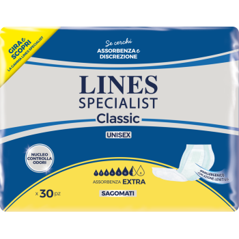 lines specialist classico sagomato extra 30 pezzi